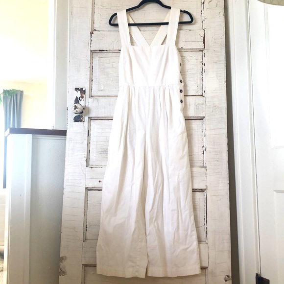 Free People Pants - Free People- Wide legged white jumpsuit